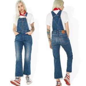 Levi’s Orange Tab Denim Overalls Size 29